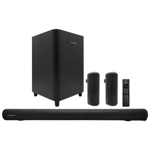 Sound Bar Tomate MTS-2041 280W 5.1 Bluetooth HDMI ARC USB AUX Woofer 6.5" Controle Remoto