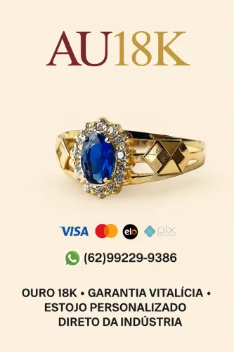 Anéis de Formatura para todos os cursos no ouro 18k