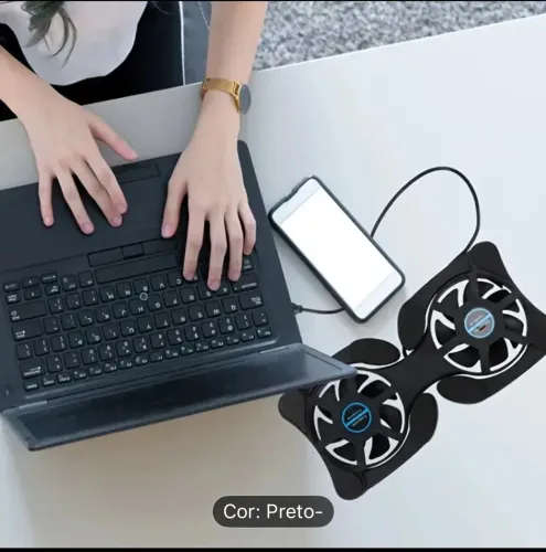 Suporte dobrável para laptop USB