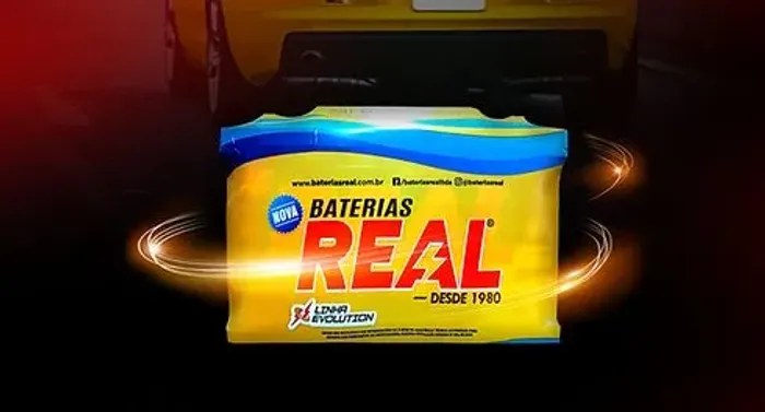 Bateria Real Nova - Linha Evolution - Desde 1980