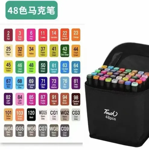 Caneta Marcador Touch 48 Cores - Desenho e Arte