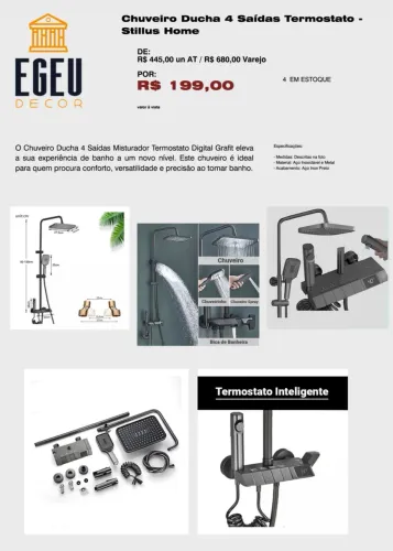 Ducha Exclusiva Para Energia Solar