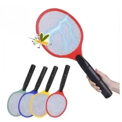 Raquete Elétrica Mata Mosquito Dengue Insetos á Pilha
