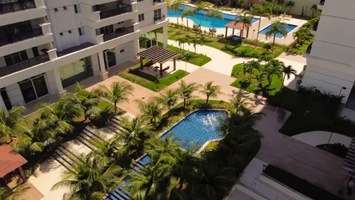 Apartamento novo com 3 quartos em Ponta Negra