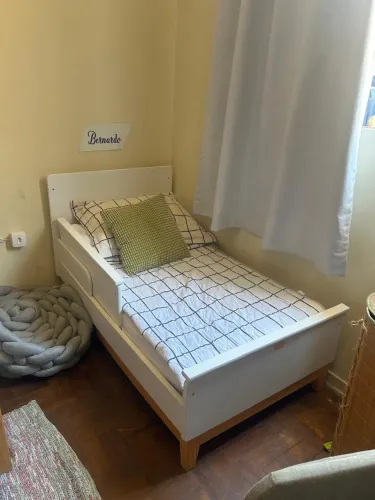 Cama Bebê que vira Berço com colchão