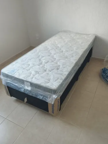 Cama solteiro colchão D33