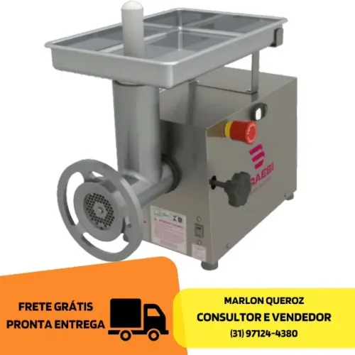 Moedor de Carne Boca 10 Braesi Bivolt Novo