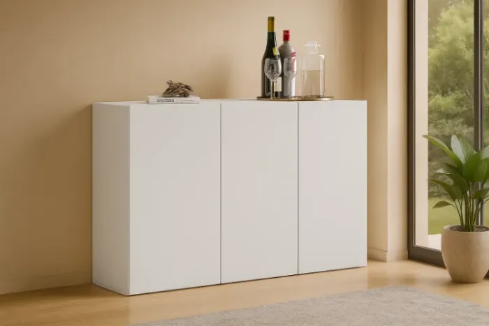 Buffet 3 Portas Branco Novo PROMOÇÃO