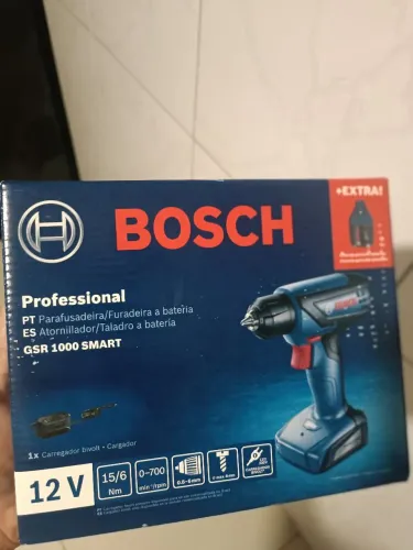 [LACRADO] PARAFUSADEIRA/FURADEIRA SMART 1000 GSR BOSCH LACRADA E GARANTIA!