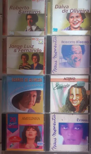 08 Coleção de CDs de diversos artistas originais