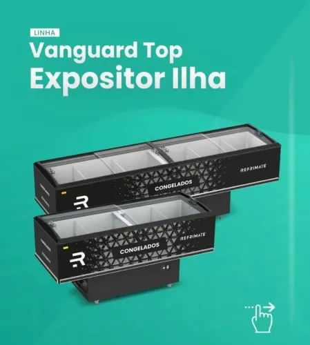 Expositor Ilha para Supermercado - Vanguard Top - NOVAS