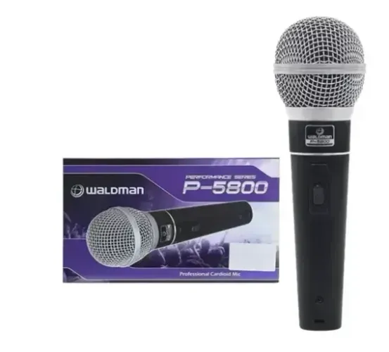 Microfone Cardioide Profissional Para Palco Waldman P-5800