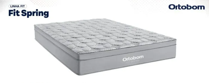 Colchão Ortobom Fit Spring Molas Casal - Entrega Rápida