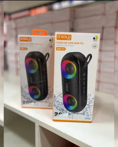 Caixa de Som Bluetooth O'Gold Pro SM-31 20W - IPX6
