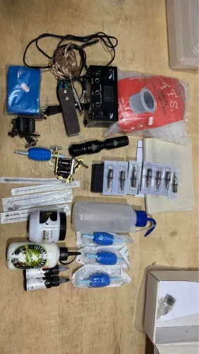 Kit para tatuagem máquina de tatuagem