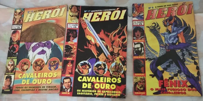 Revistas Herói Cavaleiros do Zodíaco