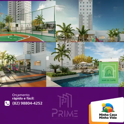 Apartamento Maceió/ Al 2quartos com ou sem varanda 
