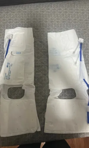 perneira compressiva tear away até a coxa par tamanho m kendall