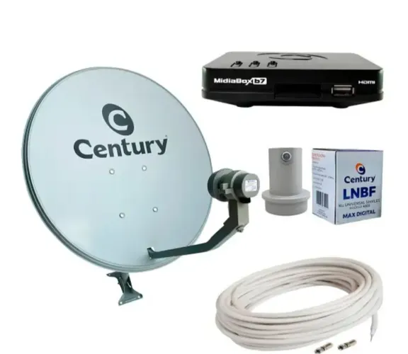 Parabólica Digital e antena local digital para globo, Record, SBT, Band