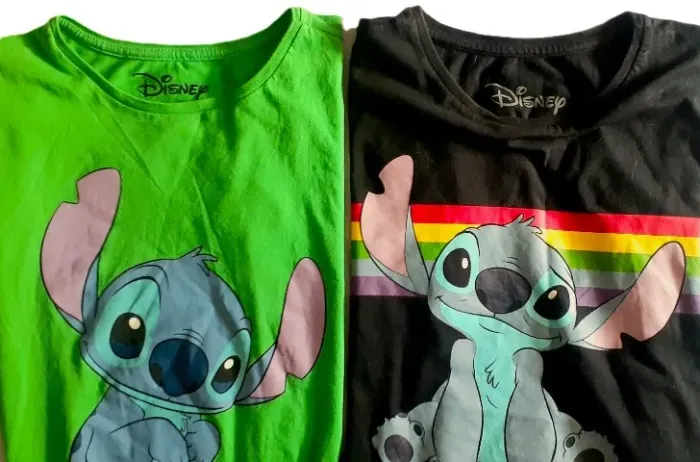 Lote com 6 lindas camisas da Coleção Stitch Originais da Disney