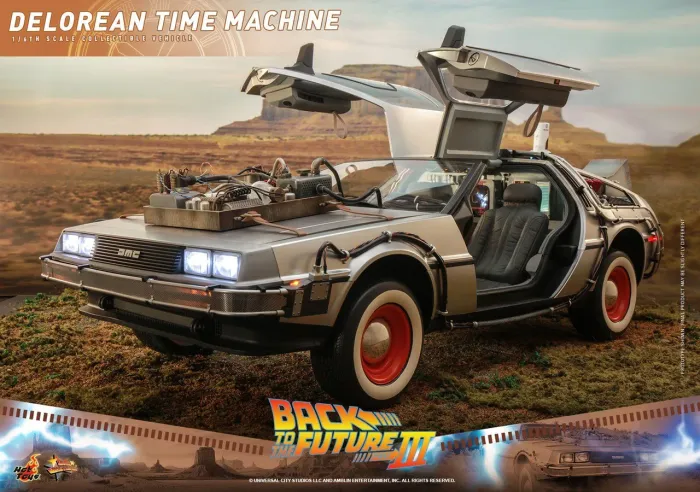 DeLorean Time Machine - Back to the Future III - 1/6 Escala