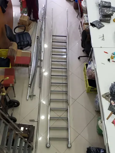 Escada aço inox de correr