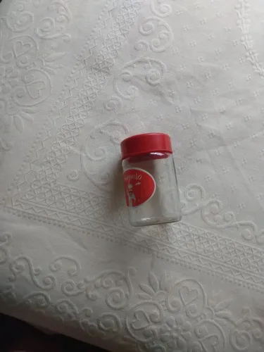 Pote de vidro para tempero