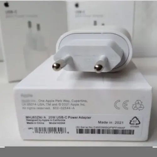 Carregador Apple 20W USB-C Original - Novo