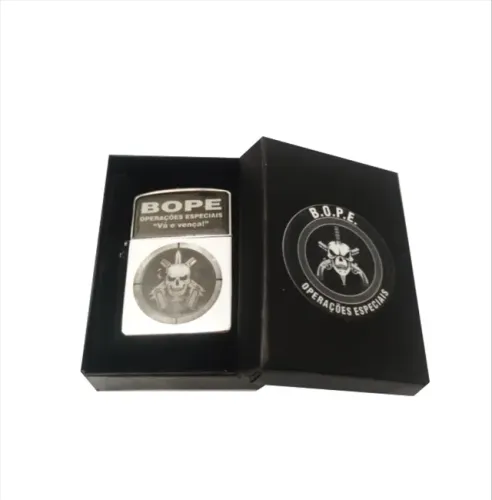 Isqueiro Não é Zippo Bope Tropa de Elite  