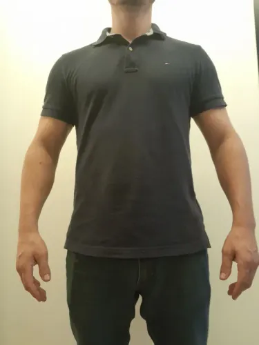 Polo Tommy Hilfiger Azul marinho tam M