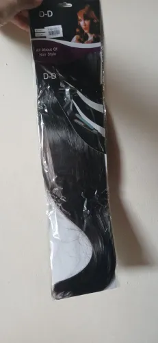 Aplique Cabelo Idêntico Ao Humano Orgânica 60CM.