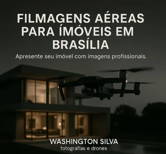 Filmagens aéreas e fotografias