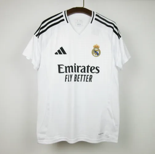 Camisa 1 Real Madrid GG - 24/25 s/n° Torcedor Adidas Masculina - Branco