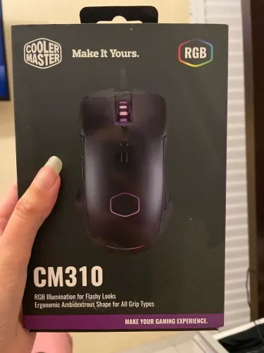 Mouse Gamer Cooler Master CM310 RGB - Novo, Sem Uso