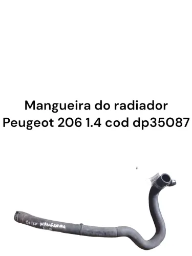 Mangueira Do Radiador Peugeot 206 1.4 Cod Dp35087