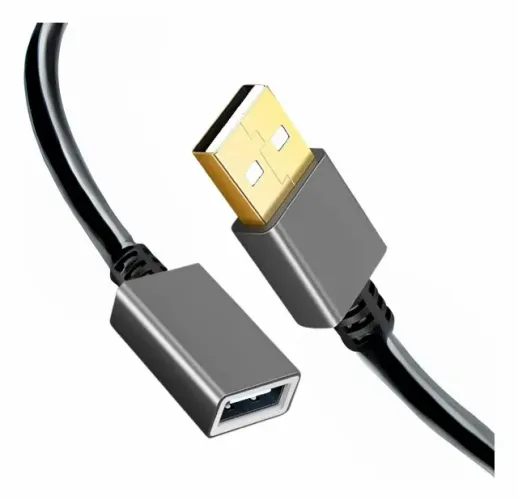 Extensor USB - 2 Metros -  2.0 - PC- PS4 - PS5 - XBOX  -  Macho/Fêmea - Original