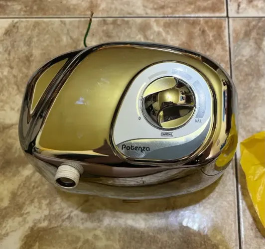Ducha Potenza Pressurizada com Desviador Cardal Cromada 7800W / 220v