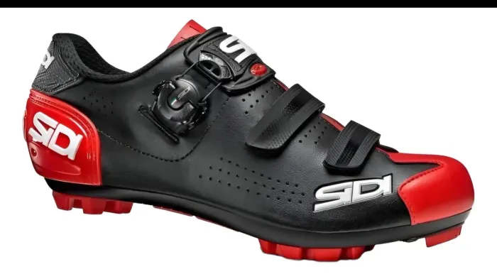 Sapatilha Ciclismo Mtb Sidi Trace 2 Masculino<br>Preto Vermelho