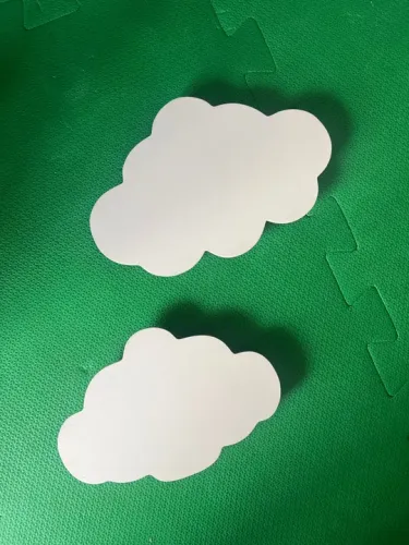 Kit com 2 nuvens para quarto de bebê