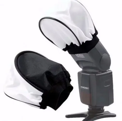 Rebatedor, Difusor de Flash para Câmera - Iluminação Profissional