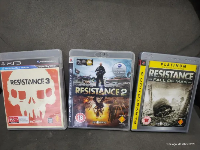 Coleção Resistance ps3 em português pt 