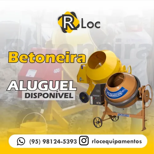 Betoneira para Aluguel - R Loc Equipamentos