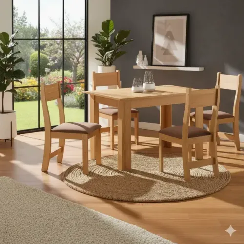 Mesa de jantar com 4 lugares 