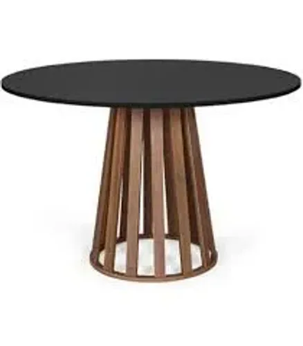 Mesa de Jantar Design Moderno 120cm diâmetro 