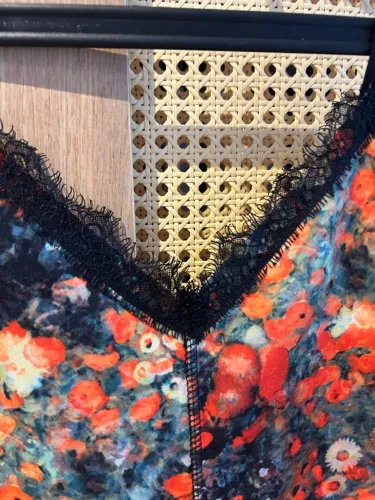 Vestido malha estampado 