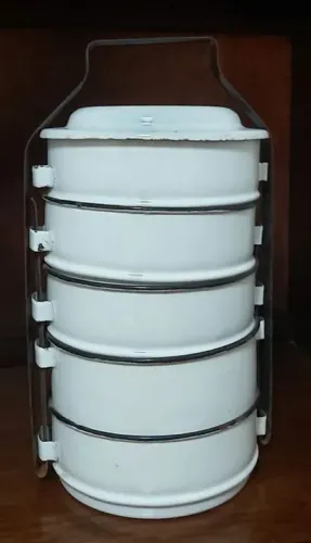 Jogo Antigo de Marmitas de Ágata