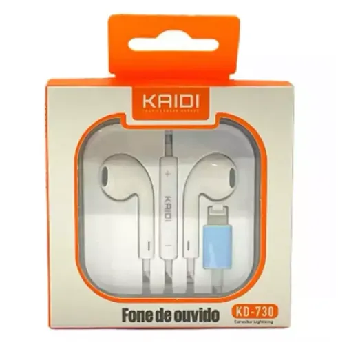 Fone de ouvido com fio IOS