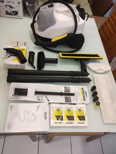 Higienizadora a vapor Karcher SC4 Premium + acessórios 