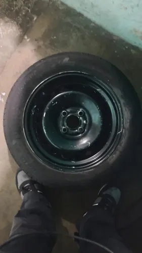 Roda de ferro aro 15 hb20 com pneu novo