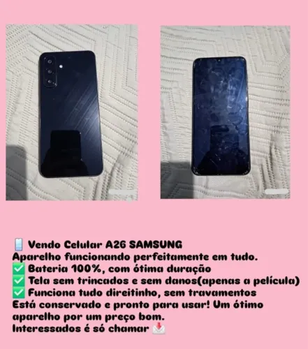 Vendo Celular A26 Galaxy por 1.500
